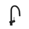 Riobel Azure Pull-Down Touchless Kitchen Faucet With C-Spout AZ211BK